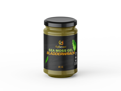 Endurance Wellness 16 oz Sea Moss and Bladderwrack Gel made with wildcrafted sea moss and bladderwrack algae